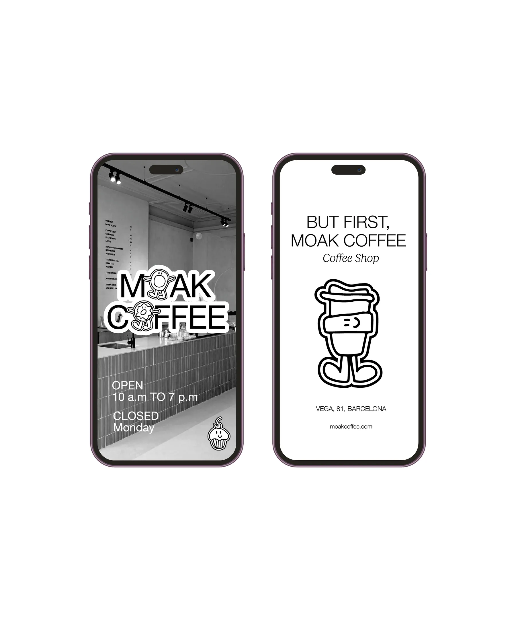 Moak Coffee contingut per a mòbil