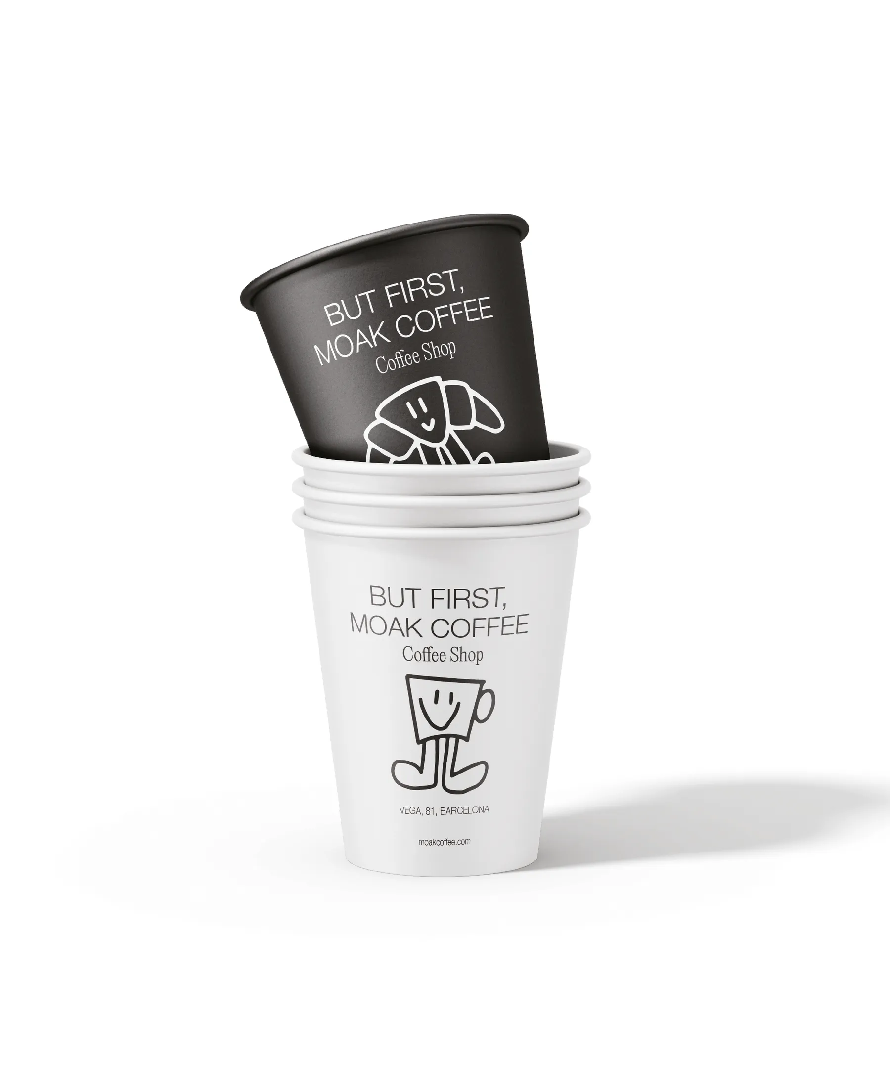 Moak Coffee gots per emportar