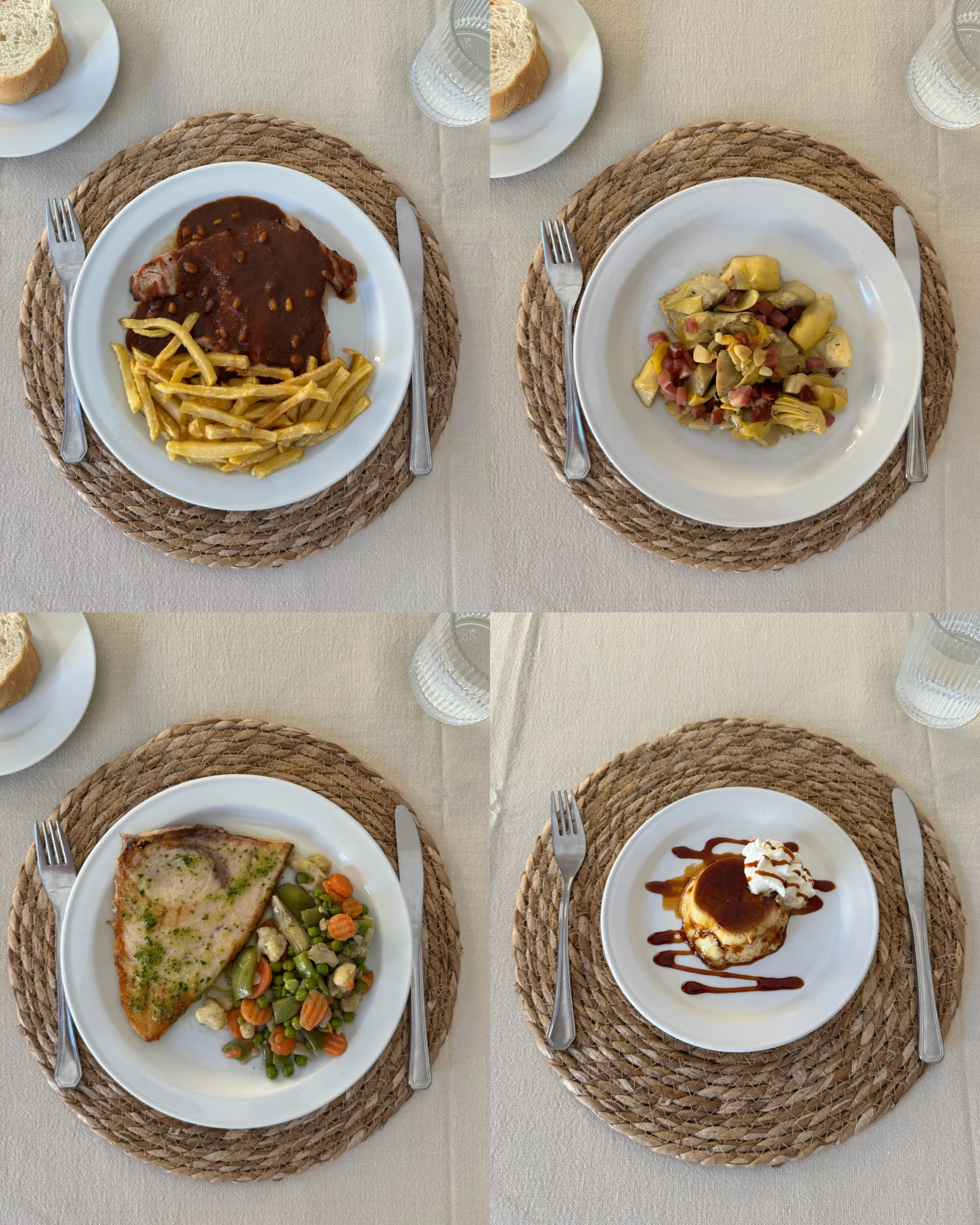 Sierra de Quesada plats del restaurant